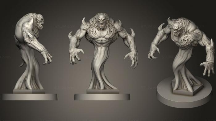 Статуэтки герои, монстры и демоны (Меч и Волшебство 47, STKM_1279) 3D модель для ЧПУ станка